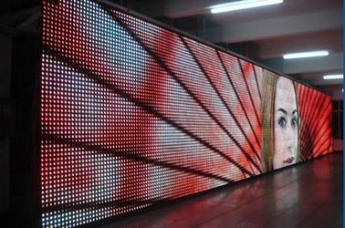 DIP P18.0MM LED Video Wall cho thuê đầy đủ màu sắc Rgb LED Curtain với quy mô màu xám cao